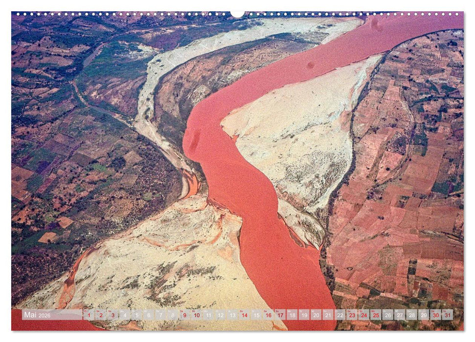 Afrika von oben (CALVENDO Premium Wandkalender 2026)