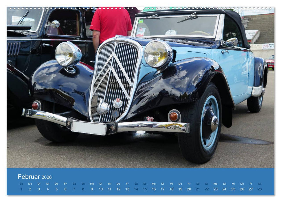 Citroen Traction Avant (CALVENDO Premium Wandkalender 2026)