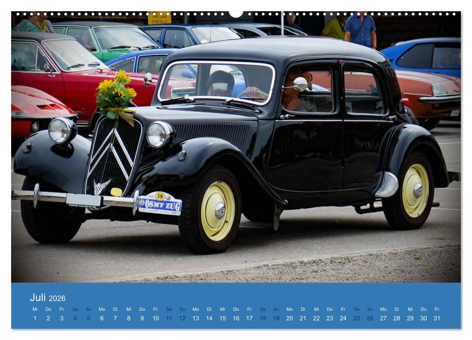 Citroen Traction Avant (CALVENDO Premium Wandkalender 2026)