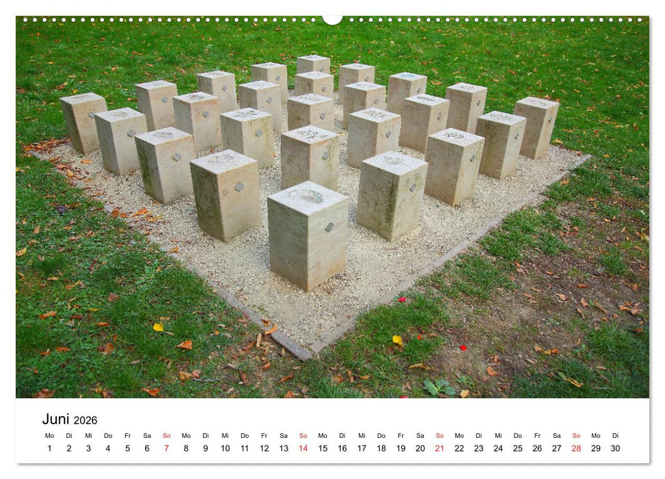 Wiesbaden Kunst in der Öffentlichkeit (CALVENDO Wandkalender 2026)