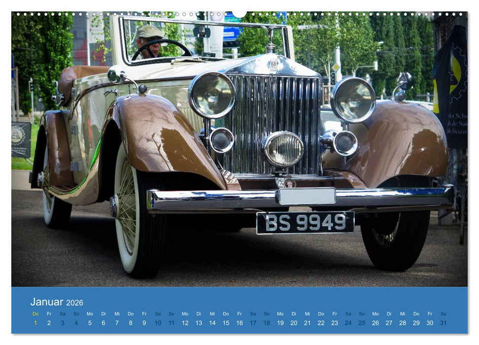 Rolls Royce Revival (CALVENDO Premium Wandkalender 2026)
