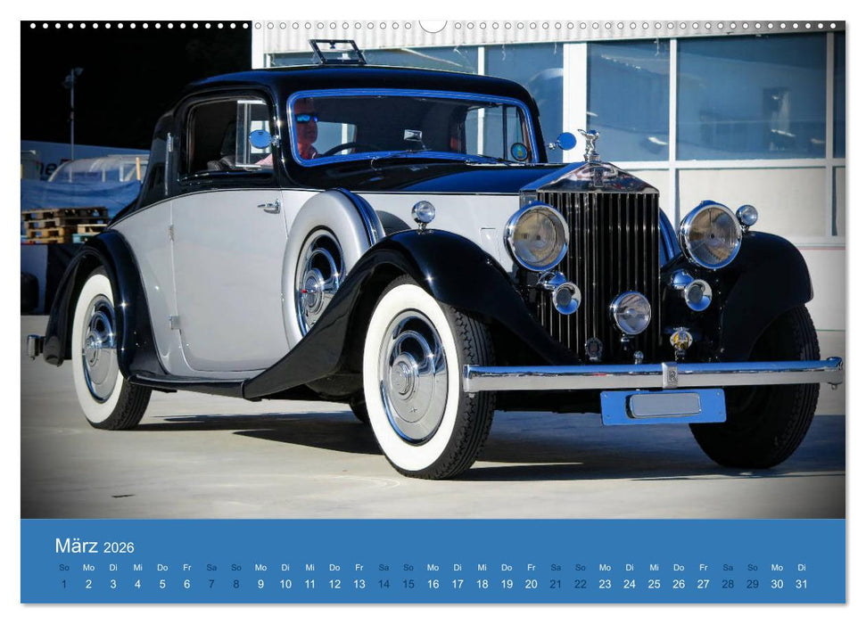 Rolls Royce Revival (CALVENDO Premium Wandkalender 2026)