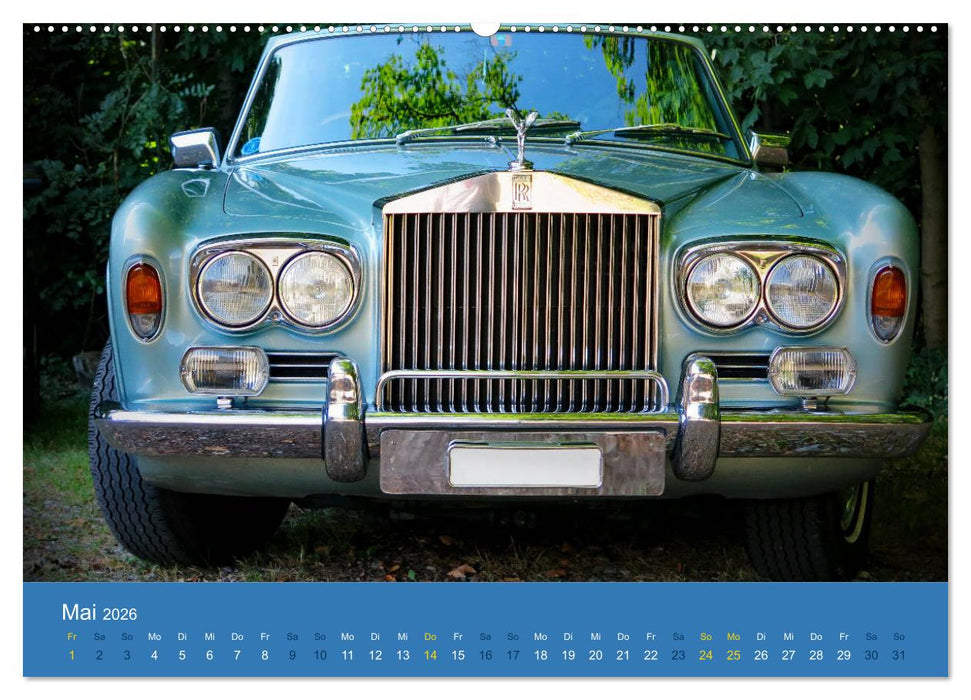 Rolls Royce Revival (CALVENDO Premium Wandkalender 2026)
