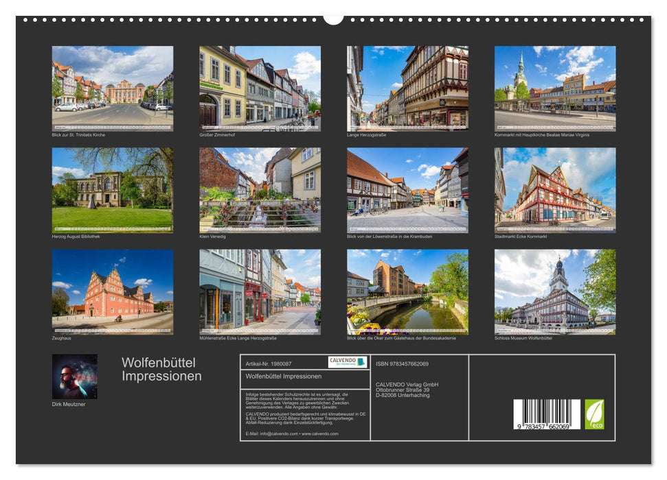 Wolfenbüttel Impressionen (CALVENDO Premium Wandkalender 2026)