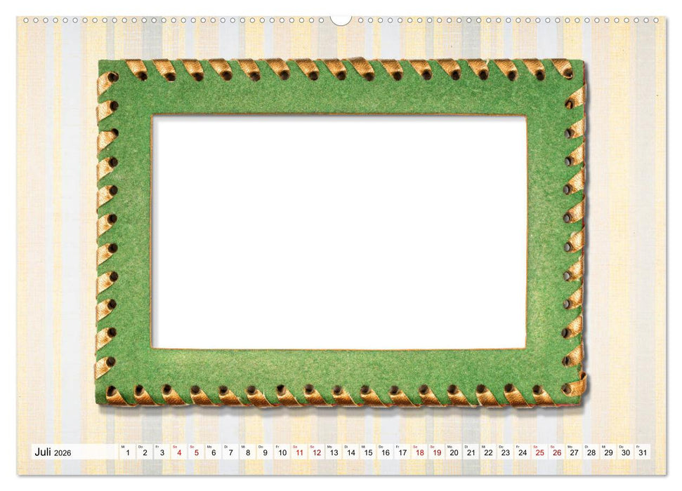 Schlaghosen, Disco und Tapeten. Hol dir die 70er zurück (CALVENDO Premium Wandkalender 2026)