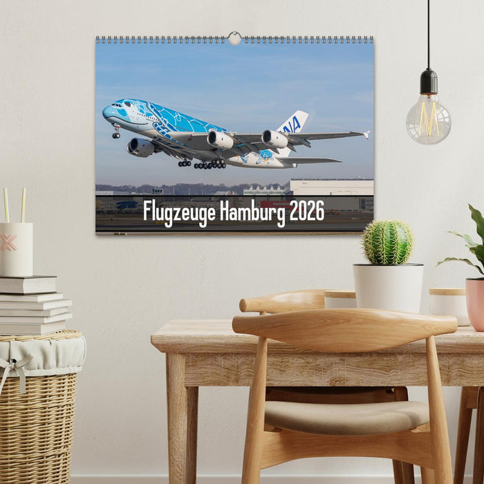 Flugzeuge Hamburg 2026 (CALVENDO Wandkalender 2026)