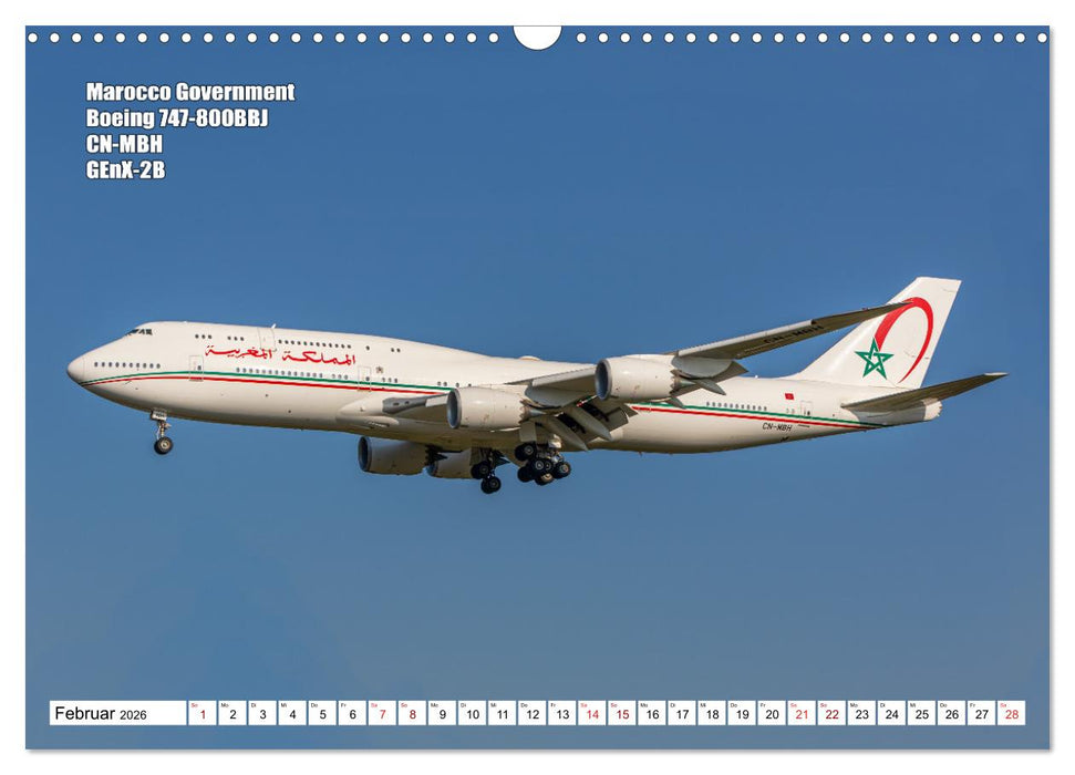 Flugzeuge Hamburg 2026 (CALVENDO Wandkalender 2026)