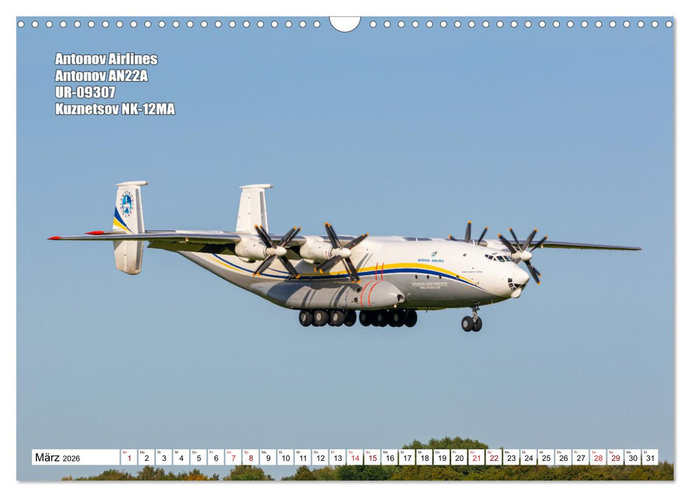Flugzeuge Hamburg 2026 (CALVENDO Wandkalender 2026)