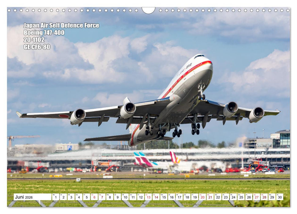 Flugzeuge Hamburg 2026 (CALVENDO Wandkalender 2026)