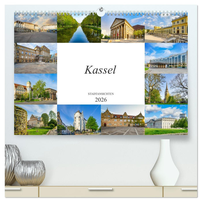 Kassel Stadtansichten (CALVENDO Premium Wandkalender 2026)