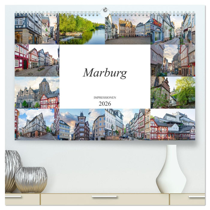 Marburg Impressionen (CALVENDO Premium Wandkalender 2026)
