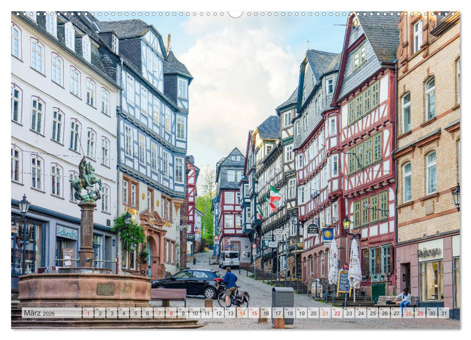 Marburg Impressionen (CALVENDO Premium Wandkalender 2026)