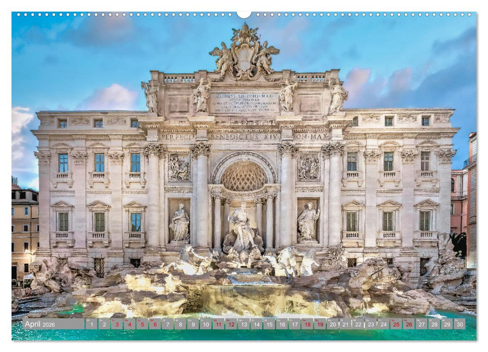 Rom - Ewige Stadt am Tiber (CALVENDO Wandkalender 2026)