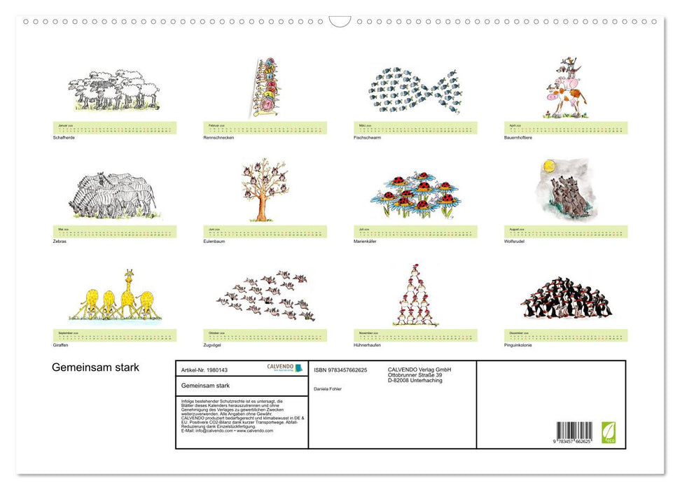 Gemeinsam stark (CALVENDO Wandkalender 2026)