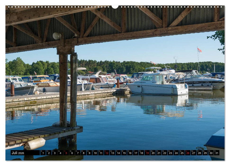 Stille Seen um Himmelpfort (CALVENDO Premium Wandkalender 2026)