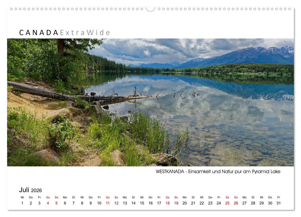Impressionen aus Westkanada (CALVENDO Premium Wandkalender 2026)