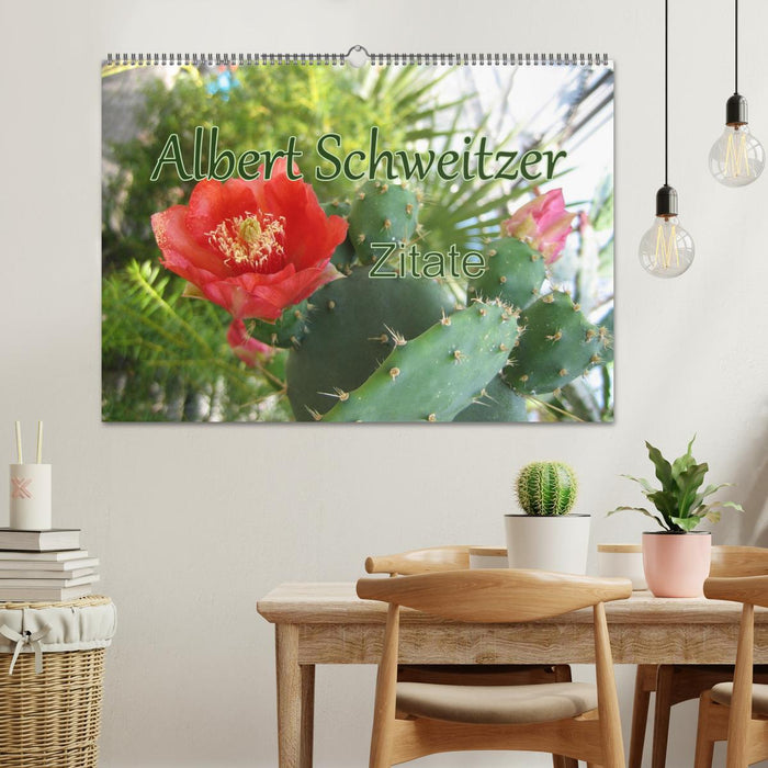 Albert Schweitzer Zitate (CALVENDO Wandkalender 2026)