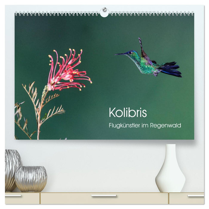 Kolibris - Flugkünstler im Regenwald (CALVENDO Premium Wandkalender 2026)