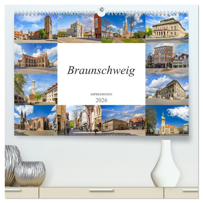 Braunschweig Impressionen (CALVENDO Premium Wandkalender 2026)