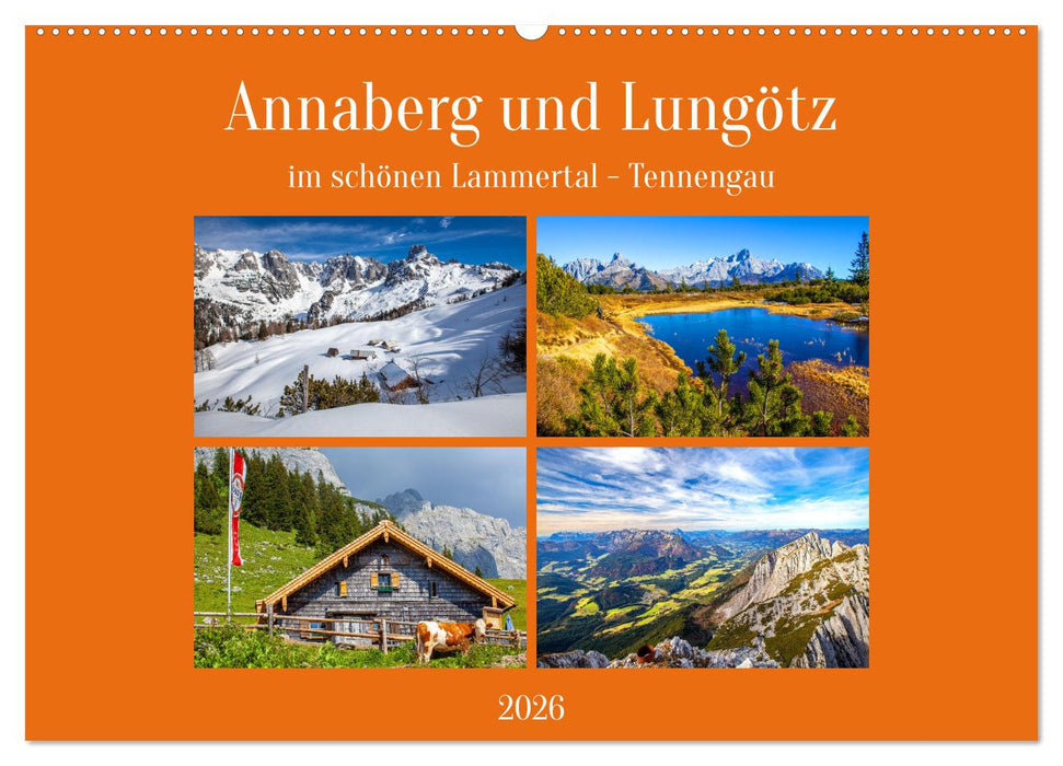 Annaberg und Lungötz (CALVENDO Wandkalender 2026)