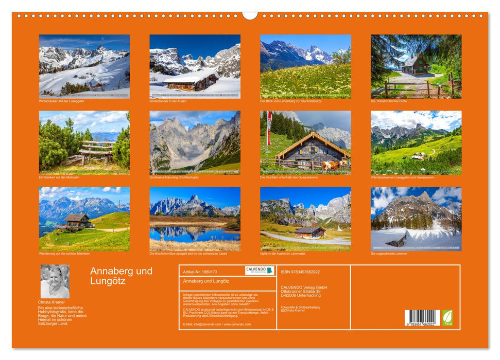 Annaberg und Lungötz (CALVENDO Wandkalender 2026)