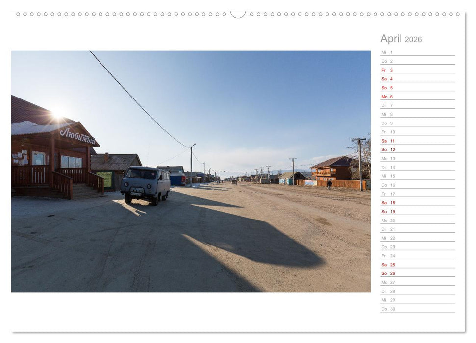 Baikalsee und Kastenbrot (CALVENDO Wandkalender 2026)