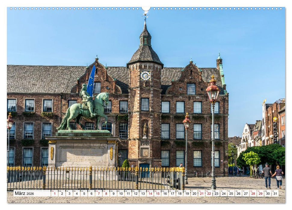 Landeshauptstadt Düsseldorf (CALVENDO Premium Wandkalender 2026)