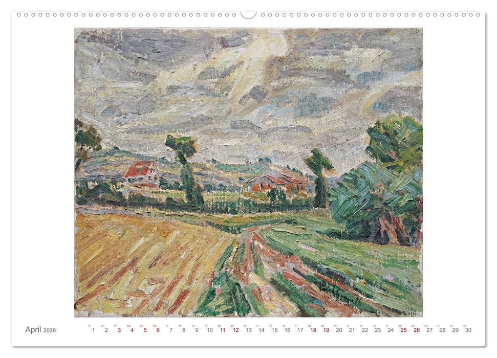 Landschaft im Licht. Daniel Wohlgemuth 1876-1967 (CALVENDO Premium Wandkalender 2026)