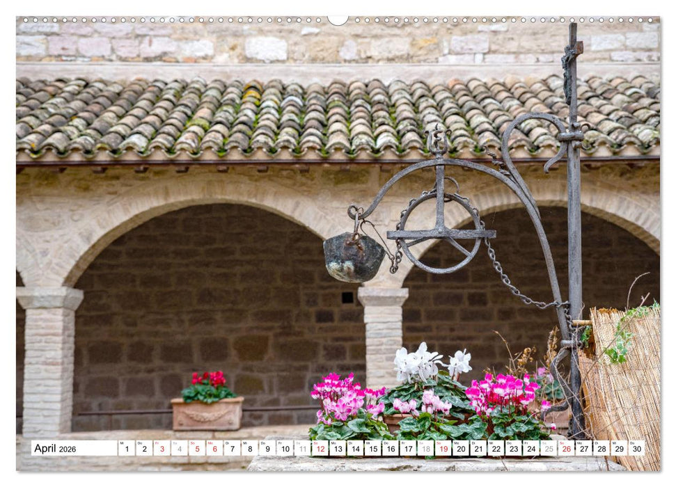 Assisi - Mittelalterliches Herz Italiens (CALVENDO Premium Wandkalender 2026)