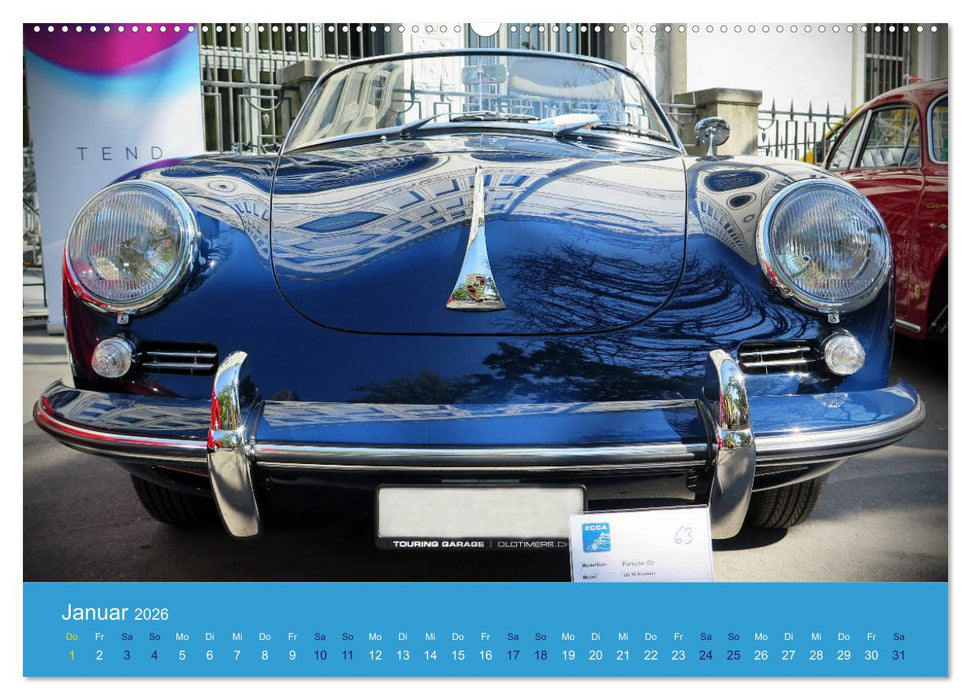 Porsche Classics (CALVENDO Premium Wandkalender 2026)
