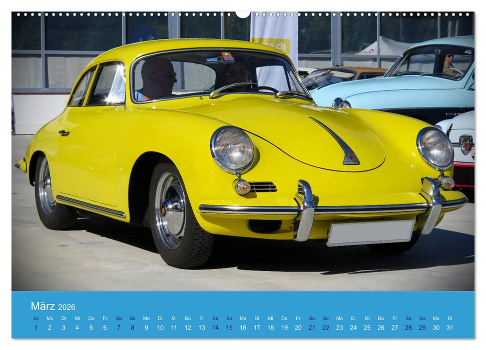 Porsche Classics (CALVENDO Premium Wandkalender 2026)
