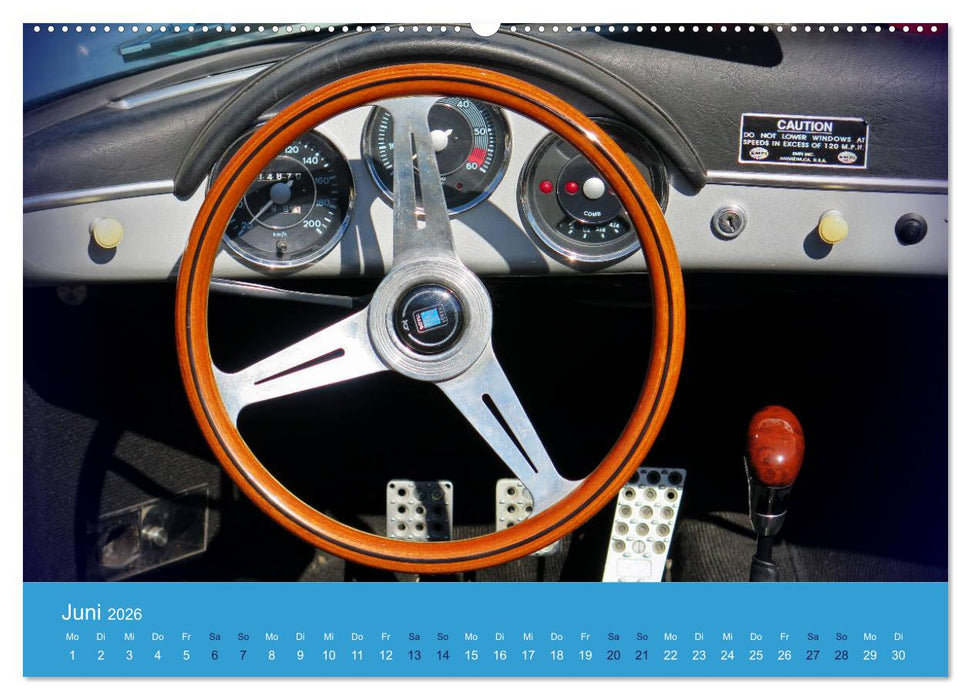 Porsche Classics (CALVENDO Premium Wandkalender 2026)
