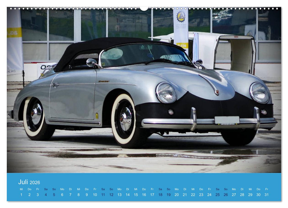 Porsche Classics (CALVENDO Premium Wandkalender 2026)