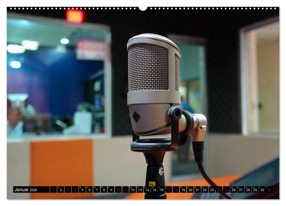 Tonstudio im Fokus (CALVENDO Premium Wandkalender 2026)