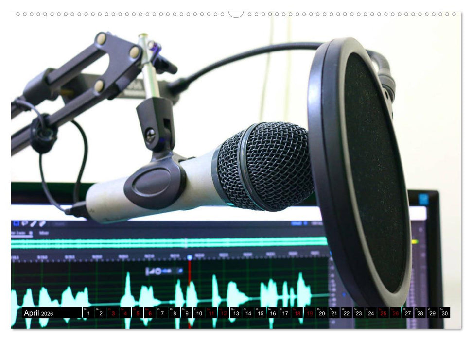 Tonstudio im Fokus (CALVENDO Premium Wandkalender 2026)