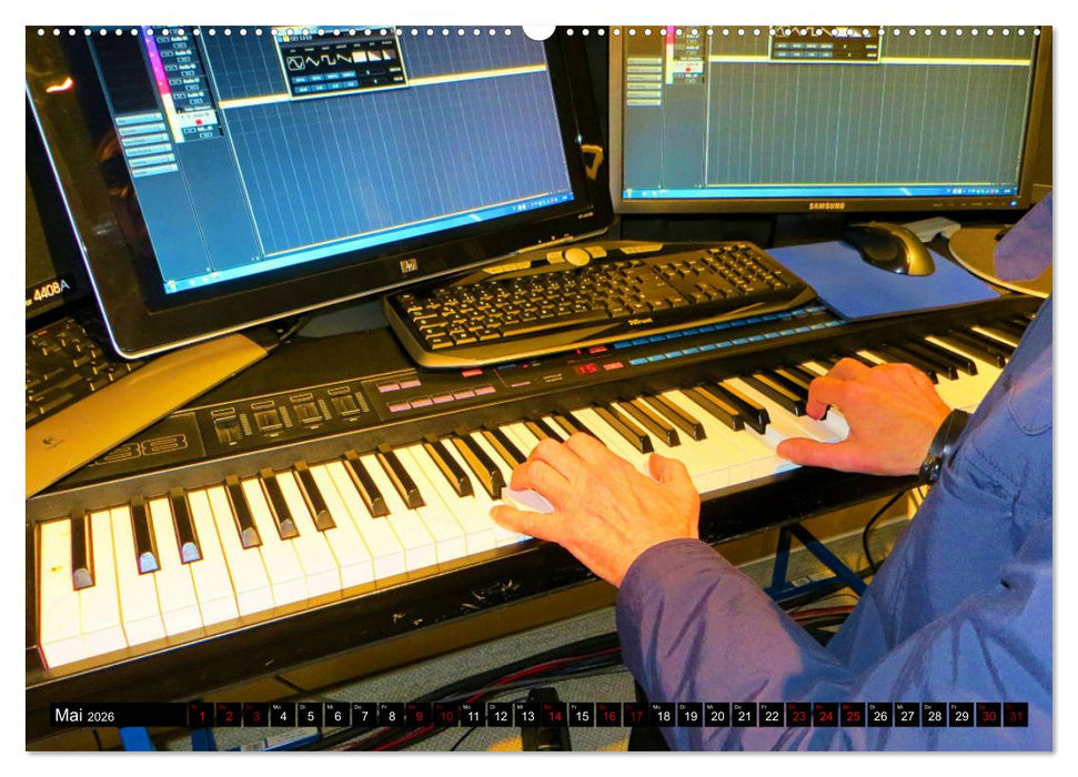 Tonstudio im Fokus (CALVENDO Premium Wandkalender 2026)