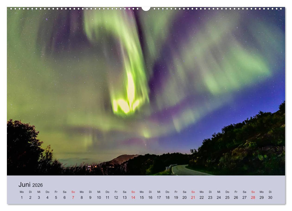 Norwegen - Mythos Nordlichter (CALVENDO Premium Wandkalender 2026)