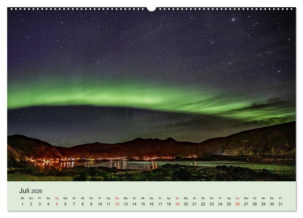 Norwegen - Mythos Nordlichter (CALVENDO Premium Wandkalender 2026)