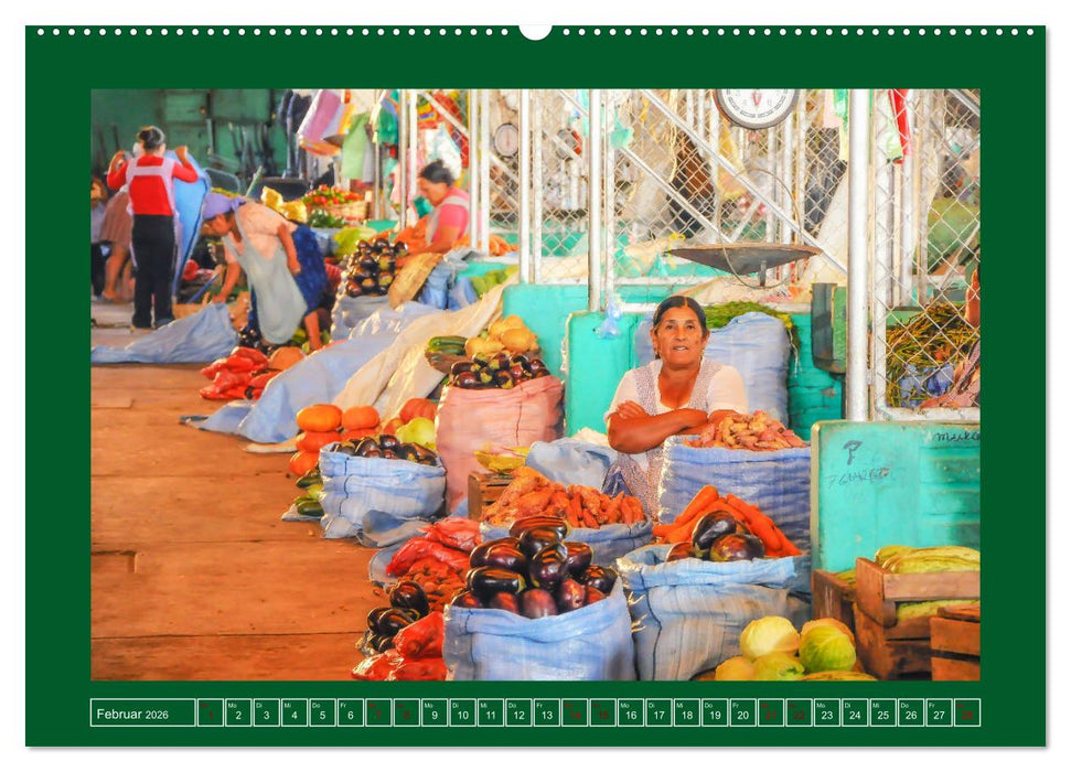 Bolivien - Marktimpressionen (CALVENDO Premium Wandkalender 2026)