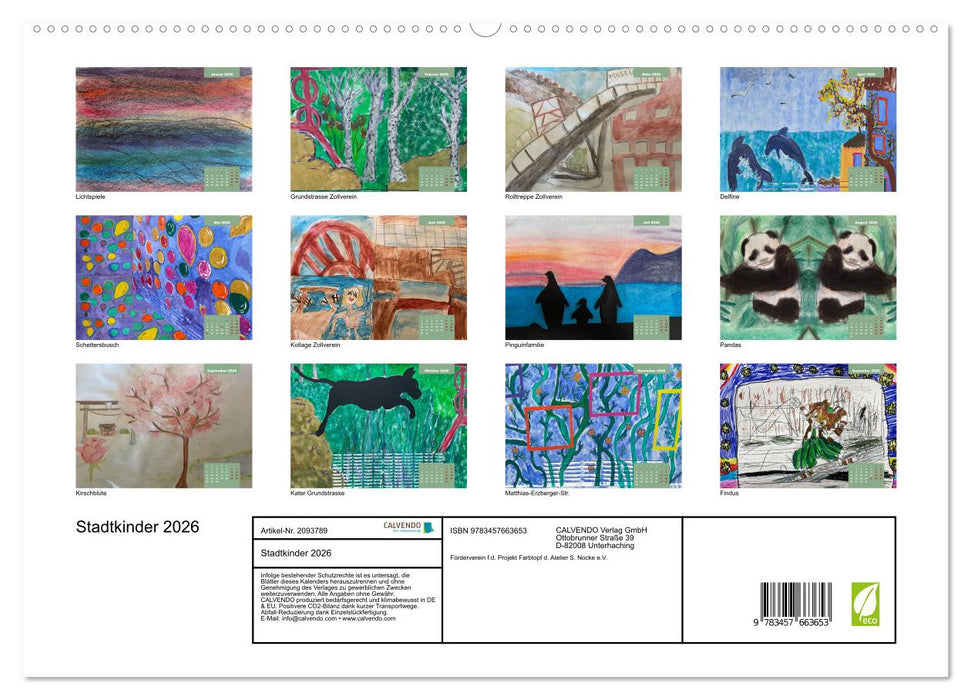 Stadtkinder 2026 (CALVENDO Premium Wandkalender 2026)