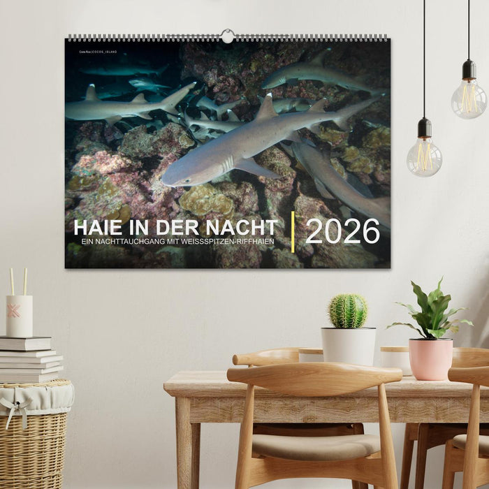 Haie in der Nacht (CALVENDO Wandkalender 2026)