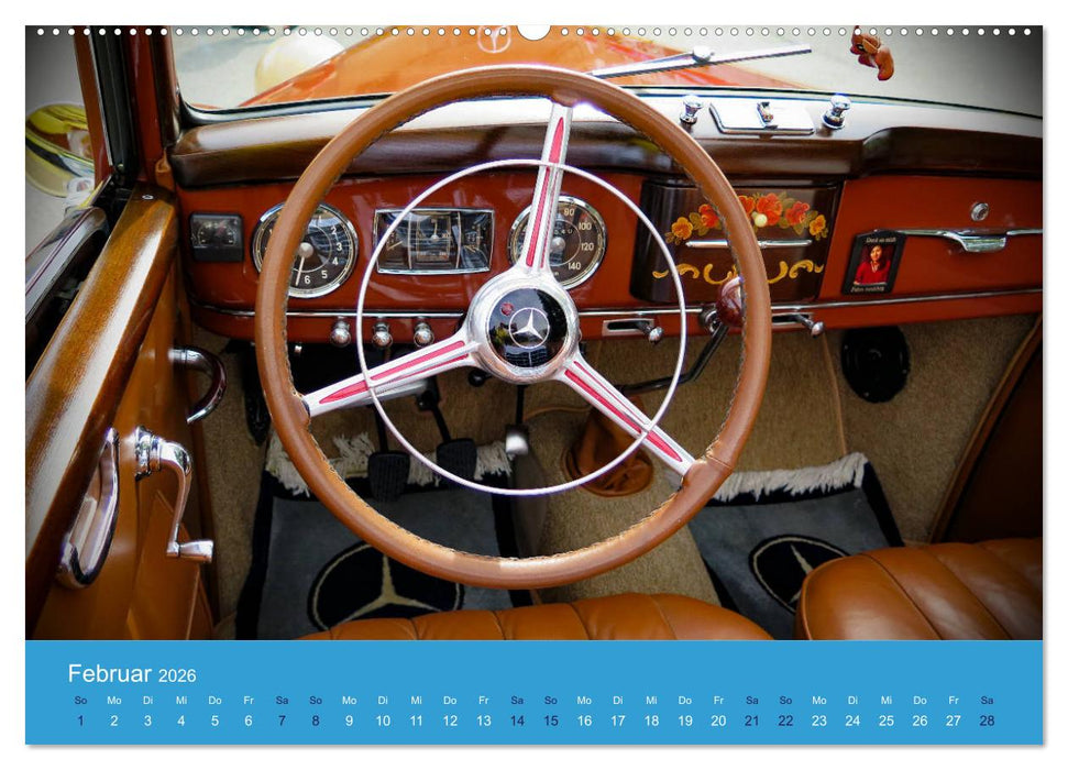 Mercedes Classics (CALVENDO Premium Wandkalender 2026)