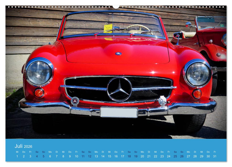 Mercedes Classics (CALVENDO Premium Wandkalender 2026)