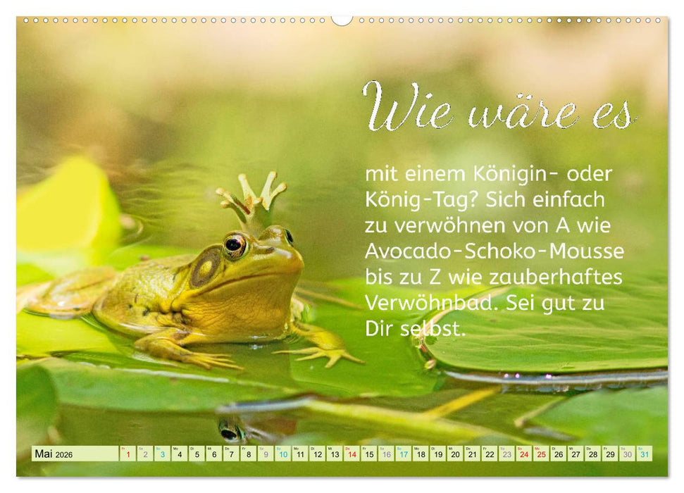 Der Spruchkalender - Inspirationen (CALVENDO Premium Wandkalender 2026)