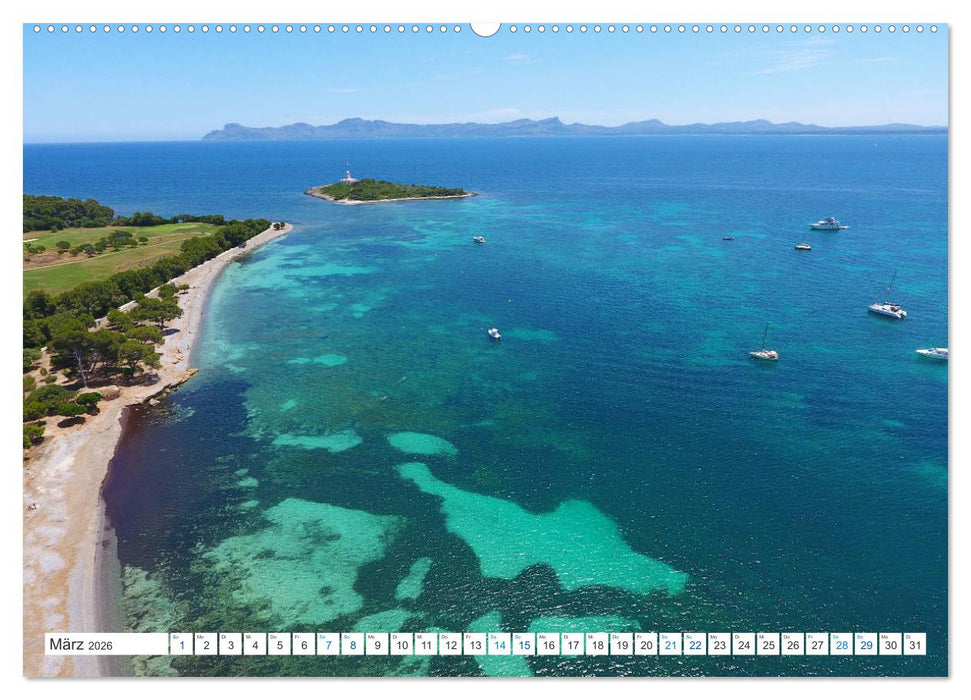 Mallorca - Azurblaues Mittelmeer zum Träumen (CALVENDO Premium Wandkalender 2026)