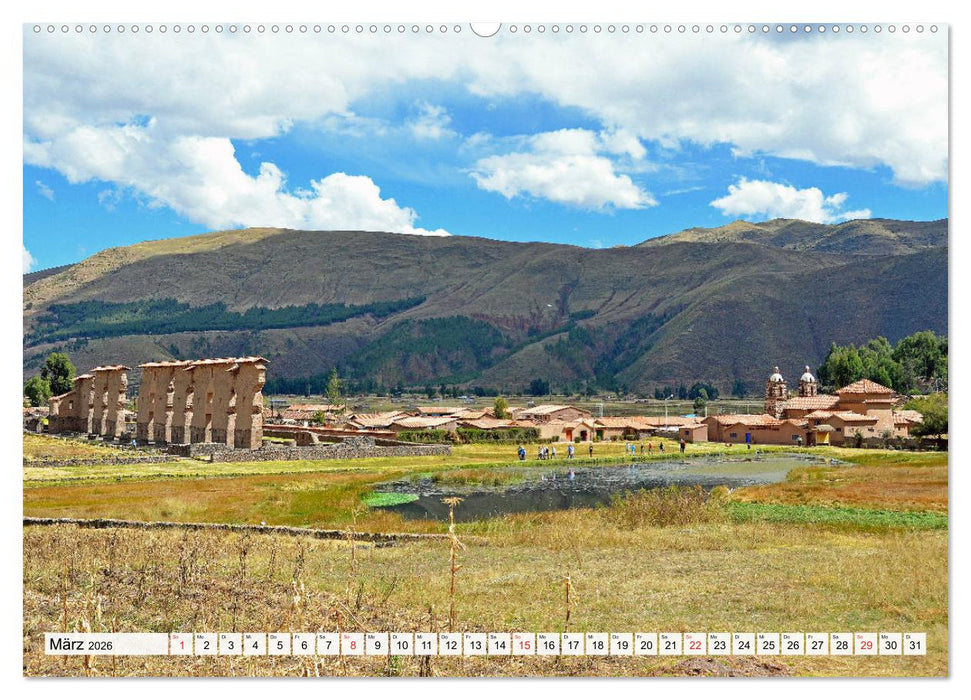 Inkabauten in PERU, Bauwerke eines großen Reiches (CALVENDO Premium Wandkalender 2026)