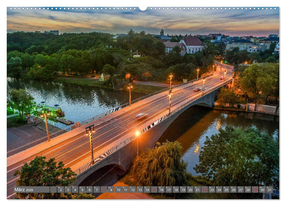 Blickpunkte Halle (Saale) (CALVENDO Premium Wandkalender 2026)