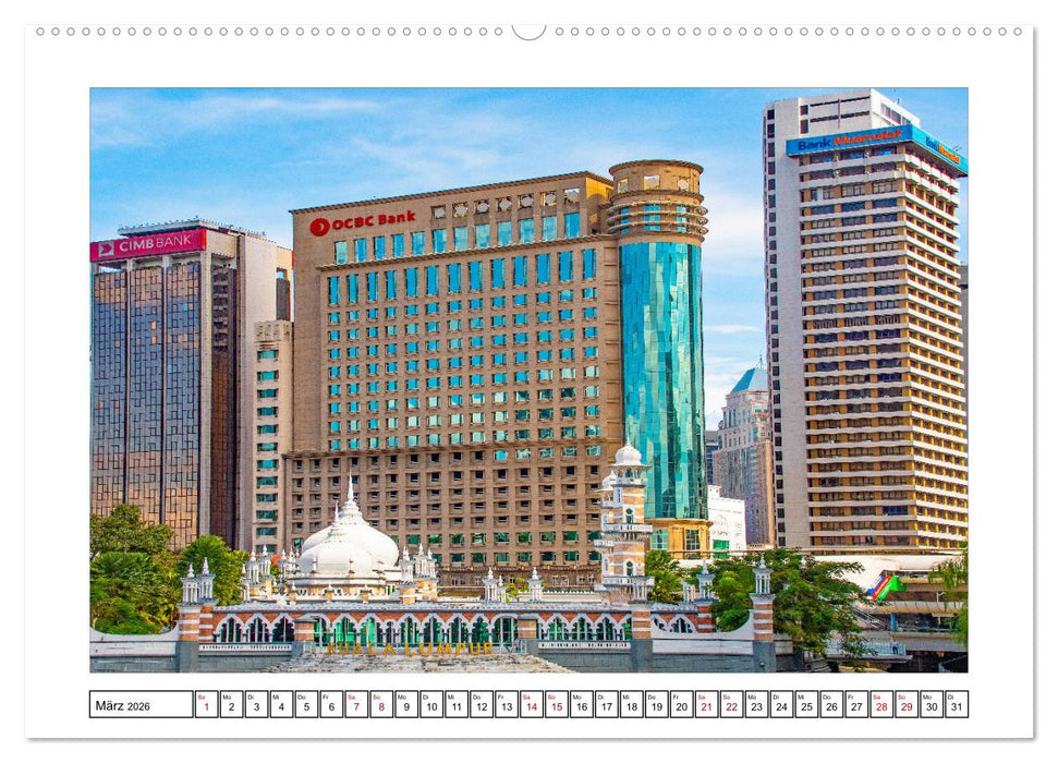 Kuala Lumpur - Traumreiseziel (CALVENDO Premium Wandkalender 2026)