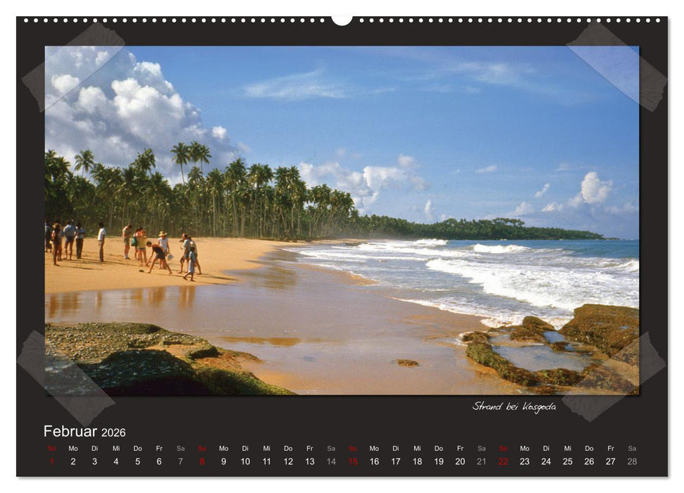 Sri Lanka anno 1986 (CALVENDO Wandkalender 2026)