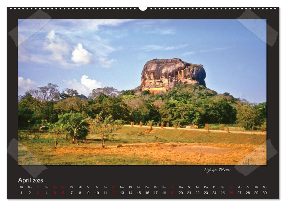 Sri Lanka anno 1986 (CALVENDO Wandkalender 2026)